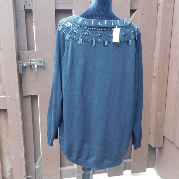 RSVP By Talbots 3X Beaded Embellished Super Soft Sweater NWT NEW $149 - Picture 5 of 5